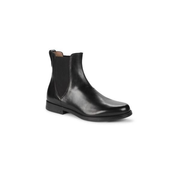 $1,095 NIB Salvatore Ferragamo Black Leather Chelsea Ankle Boots Size 11 E main image 5